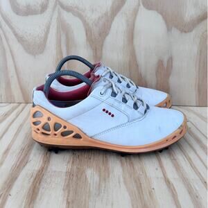 Ecco - Cage Gore-Tex Spiked EW - Golf Shoes - White - Women's - 8 - 10202358365